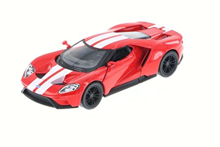 2017 Ford GT, Red - Kinsmart 5391DF - 1/38 Scale Diecast Model Toy Car