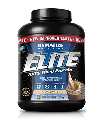 Dymatize Nutrition Elite Whey Shake, Cafe Mocha, 5 Pound ( Packaging may vary  )