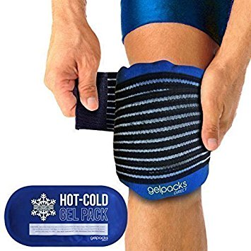 Luxury Hot Cold Gel Pack Compress Wrap for Knee Injuries