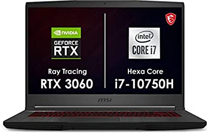 MSI GF65 Thin Intel Core i7 10th Gen 15.6 Inches Gaming Laptop- (16 GB/1 TB SSD/Windows 10 Home/6 GB Graphics/NVIDIA GeForce RTX 3060/144 Hz) GF65 Thin 10UE-410IN (Black, 1.86 kg)