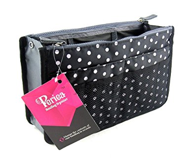 Periea Handbag Organizer, Liner, Insert 12 Compartments - Chelsy (18 Colors, 3 Sizes)
