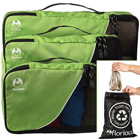 Best Packing Cubes   Laundry Bag Value Set For Eco Friendly Organized Travel