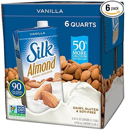 Silk Pure Almond Vanilla, 32-Ounce (Pack of 6)