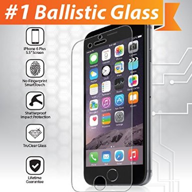 iGotTech Ballistic Glass Tempered Screen Protector for iPhone 6 Plus6S Plus