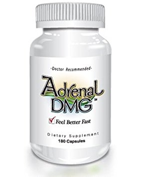 Adrenal DMG - 180 Capsules - Fight Adrenal Fatigue, Chronic Fatigue Syndrome, Fibromylagia - Stress Relief, Support Healthy Adrenal Function, Immune System, Energy Levels - All Natural Supplement