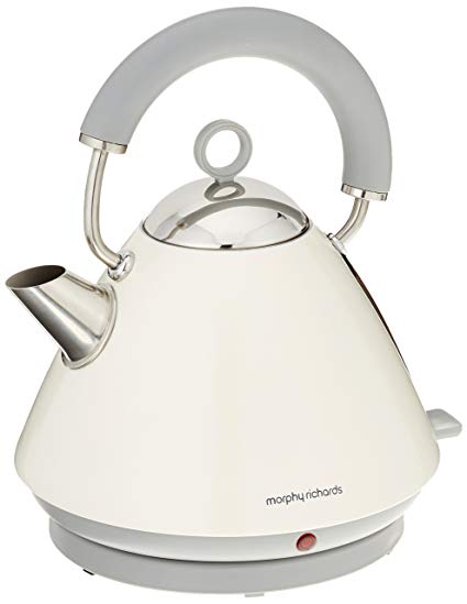 Morphy Richards Pyramid Kettle Accents 102031 Electric Kettle - off white