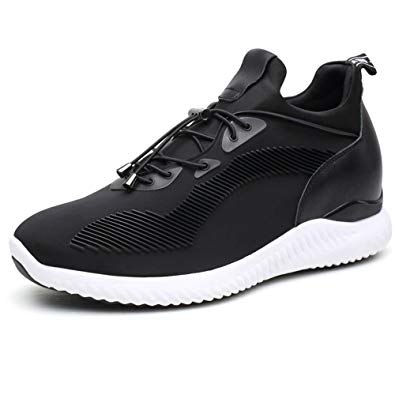 CHAMARIPA Elevator Sneakers Casual Lightweight Sports Shoes With Hidden Lifting Heel For Man -2.76 inches Taller-H71C62V012D