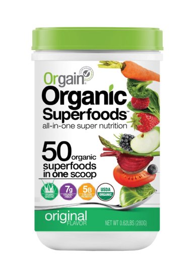 Orgain Organic Superfood Powder, Original, 0.62 Pound
