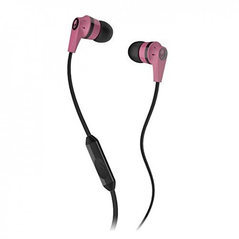 Skullcandy Supreme Sound Earphones Ink'd 2.0 (Flat Cord) Earbud Headphones - Hassle Free Packaging (Inkd 2.0 Pink) Color: Inkd 2.0 Pink Model: (Electronics Consumer Store)