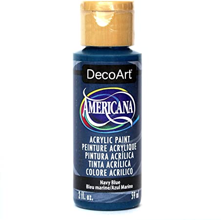 DecoArt Americana Acrylic Paint, 2-Ounce, Navy Blue