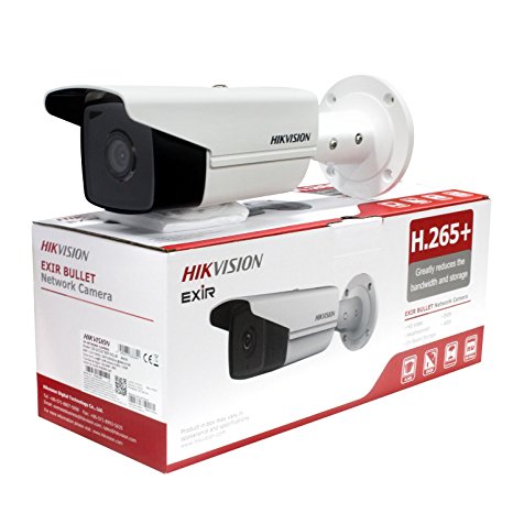 HIKVISION 8MP IP Camera , Bullet POE CCTV camera DS-2CD2T85FWD-I8 80m IR International Version (lens 4mm)