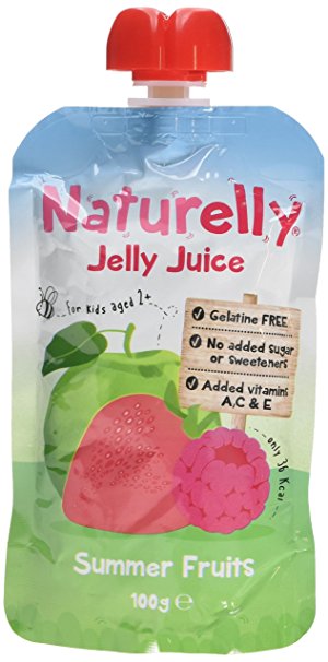 Naturelly Gelatine Free Summer Fruits Jelly Juice 100 g (Pack of 12)