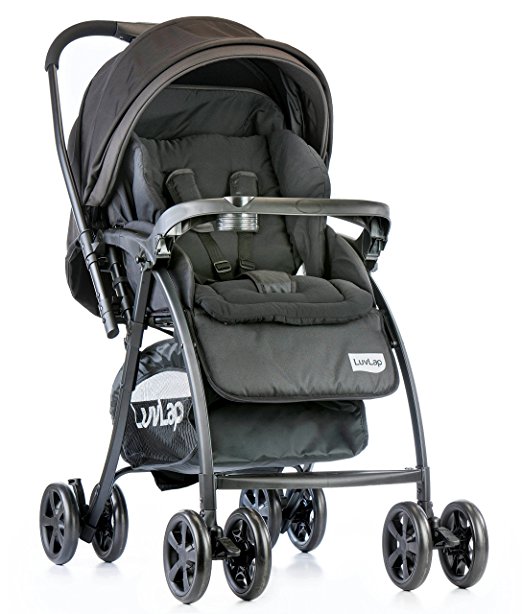 Luvlap Grand Baby Stroller (Black)