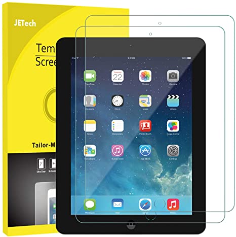 JETech Screen Protector for iPad 2 3 4 (Oldest Models), Tempered Glass Film, 2-Pack