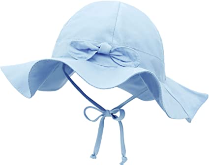 SimpliKids UPF 50  UV Ray Sun Protection Wide Brim Baby Sun Hat