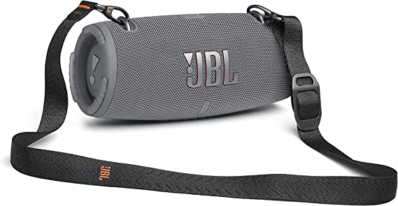 JBL Xtreme 3 Portable Bluetooth Speaker, IP67 Dustproof & Waterproof, Up to 15 Hours of Playtime, Built-in Powerbank - Gray