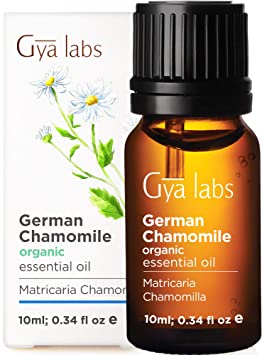 Organic German Chamomile Essential Oil - A Healing Vibe for Aching Muscles & Renewed Beauty (10ml) - 100% Pure Therapeutic Grade Organic German Chamomile Oil