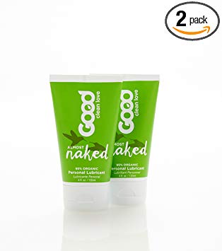 Good Clean Love : Almost Naked Personal Lubricant 2 Pack, 4 Ounce Bottles, Organic & Aloe-Based