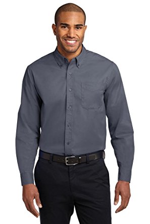 Men's Long Sleeve Wrinkle Resistant Easy Care Shirts in Regular, Big & Tall