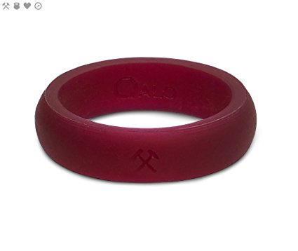 QALO- Silicone Rings For Women- Safe Wedding Band, Yoga, Crossfit Rubber Ring, Weight Lifting, Training, Exercise, Fitness, Firefighter, Police Officer, Medical Grade Silicone