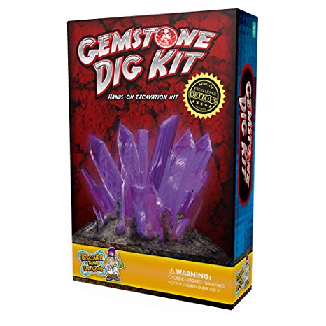 Gemstone Dig Science Kit – Excavate 3 Amazing Crystals