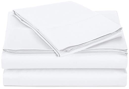 Evolive Fashion Ultra Soft Microfiber Solid Sheet Set (Full, White)
