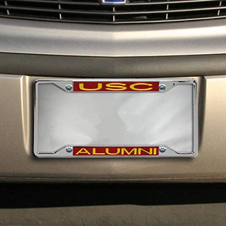 NCAA USC Trojans License Plate Frame Alumni