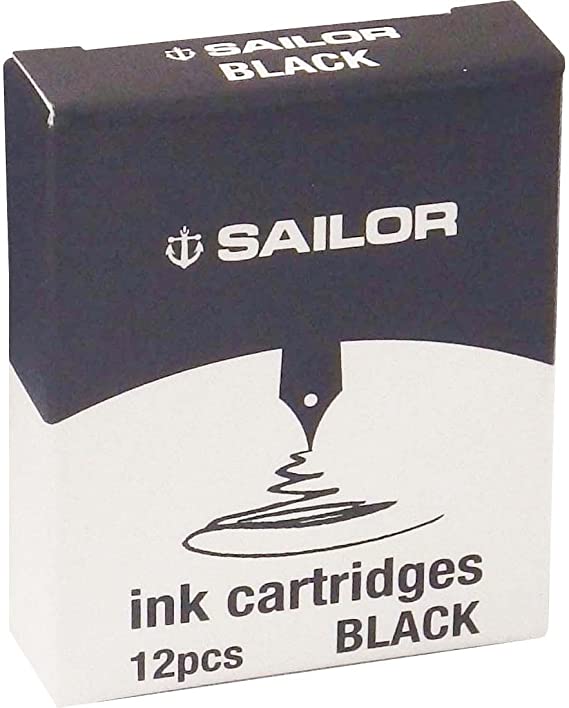 Sailor Sailor Cartridges - Black (set of 12)