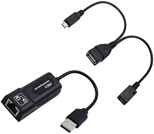 Buffering Reducing LAN Ethernet Adapter for FIRE TV 3 or Stick GEN 2, LAN Ethernet Adapter for Amazon Fire Stick TV 3 Streaming Reduce Wire Internet