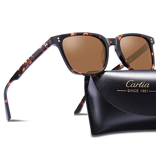 Carfia Mens Sunglasses Polarized UV400 Protection Driving Glasses