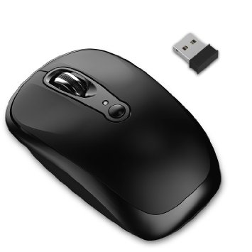 JETech 2.4Ghz Wireless Mobile Optical Mouse with USB Nano Receiver 12-Month Battery Life