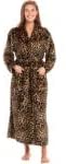 Alexander Del Rossa Women's Warm Fleece Winter Robe, Long Plush Bathrobe