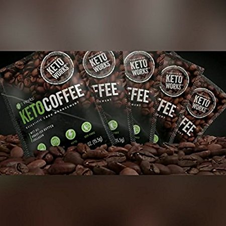 It Works Keto Coffee, Gift Bag with 5 individual instant coffee packets with Grass-fed butter and Medium chain Triglycerides (MCTs)