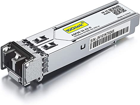 1.25G SFP 1000Base-SX, 850nm MMF, up to 550 Meters, Compatible with Mikrotik S-85DLC05D