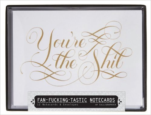 Fan-fucking-tastic Notecards: 12 Notecards & Envelopes