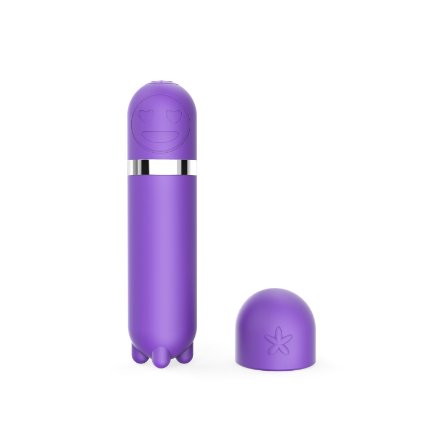 Bullet Louviva Funny Love Egg 7 Frequency Vibration Modes Waterproof Adult Toy Purple