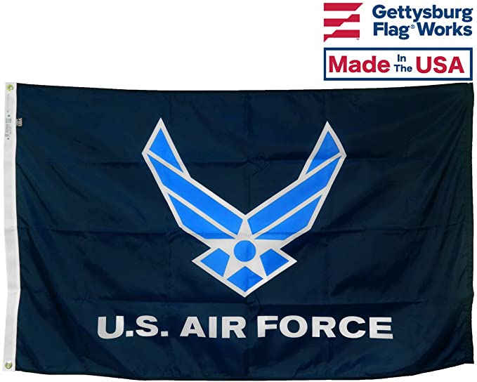 3x5' U.S. Air Force Wings All-Weather Nylon Outdoor Flag - Proudly Made in The USA