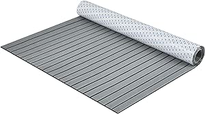 VEVOR Boat Flooring with 3M Adhesive, EVA Foam Boat Decking 94.5" x 45.7", Non-Slip Self-Adhesive Flooring, 29.9 sq.ft Marine Carpet for Boats, Yacht, Pontoon, Kayak Decking