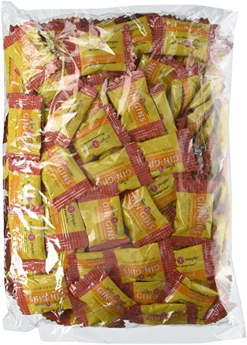 The Ginger People Gin Gin's - Double Strength Ginger Hard Candies - 1 lb Bag