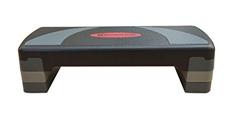 Northern Stone Height Adjustable Aerobic Step with 10cm 15cm 20cm Heights Fitness Levels