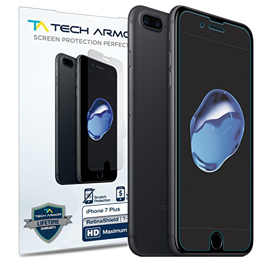 iPhone 7 Plus RetinaShield Screen Protector, Tech Armor Blue Light Filter Apple iPhone 7 Plus (5.5-inch) Film Screen Protector [1]