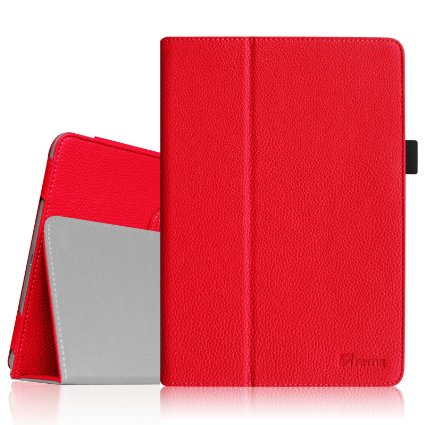 Fintie Apple iPad Air Folio Case - Slim Fit Leather Smart Cover with Auto Sleep / Wake Feature for iPad Air (iPad 5th Generation) 2013 Model, Red