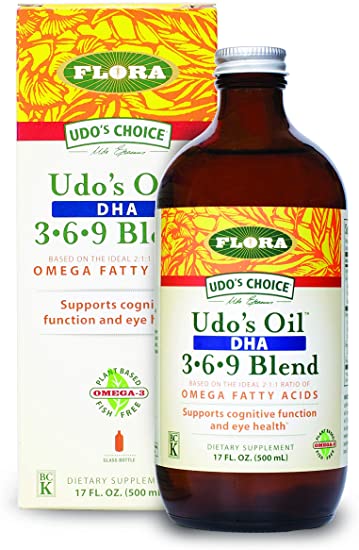Flora - Udo's Choice, Omega 369 Oil Blend, DHA, 17 Fl Oz