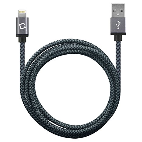 Cellet 4 Ft. Lightning 8 Pin to USB Charging Data Sync Cable for iPhone 7 / 7 Plus / 6s /Plus/ 5, iPad Air 2, iPad mini / 2 / 3, iPad (4th gen), iPod nano (7th gen) and iPod touch (5th gen) – Black