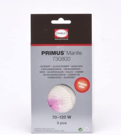 Primus 3 pk, Thorium-Free Lantern Mantles, Micron, EasyLight, Tor Jr. P-730800