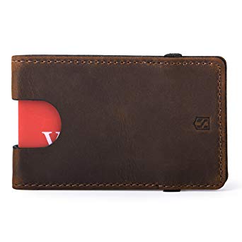 Slim Wallets for Men - Mens Wallet Card Holder - Minimalist Front Pocket Wallet with Elastic