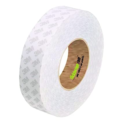 3M TA-91091-P1-2 Double Sided Self Adhesive, High Bonding, High Performance Tissue Tape 12 x 50 meter, white