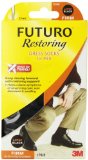 Futuro Restoring Dress Socks for Men Black Large Firm 20-30 mmHg