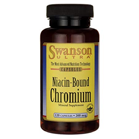 Swanson Niacin-Bound Chromium 200 mcg 120 Capsules