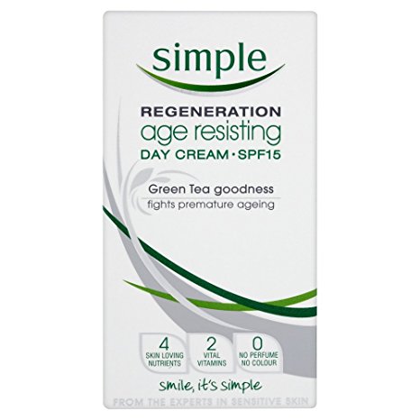 Simple Regeneration Age Resisting Day Cream SPF15, 50ml